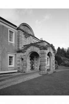 Knockdow House
Detail of porte-cochere on east front