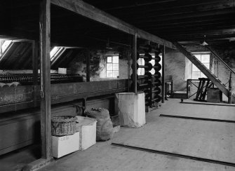 Islay, Redhouses, Woollen Mill; Interior
General view of spinning flat
