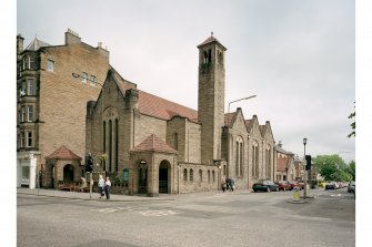 Holy Corner, view of Morningside United Church
