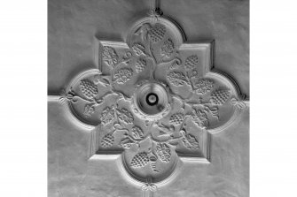 Dunderave Castle, Interior
Detail of library ceiling on first floor of South East range