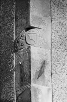 Liberton House
Detail of angle sundial