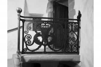 Dunderave Castle, Interior
Detail of balustrade at head of main stair on fourth floor of South wing