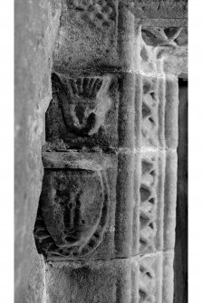 Dunderave Castle
Detail of carved rybats on West jamb of main entrance doorway