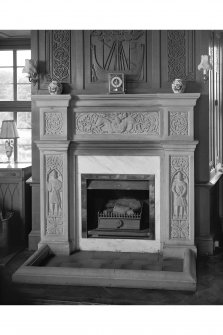 Craignish Castle, Interior
Detail of chimneypiece on east wall of north room, first floor of tower