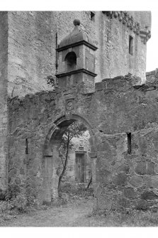 Saddell Castle
Detail of courtyard gateway from north