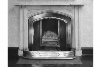 Barr House, Interior
Detail of fireplace in dining room on ground floor of west wing