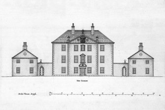 Airds House
Photographic copy of principal (West) elevation

