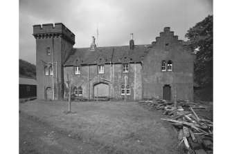 Ardmaddy Castle, Court of Offices.
View from South West.