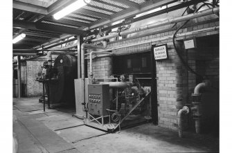Glenfarclas Distillery, Interior 
View showing gas burners