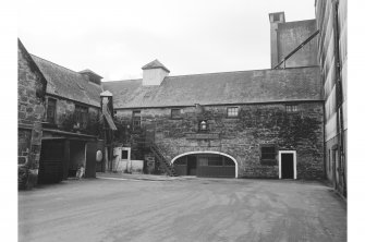Elgin, Bruceland Road, Glenmoray Distillery
View from NNE showing W half of courtyard