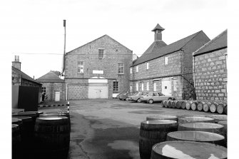 Peterhead, Glenugie Distillery
View from E showing W half of courtyard
