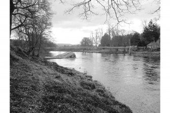 Pitlochry, Suspension Bridge
View from NW showing part of NW front