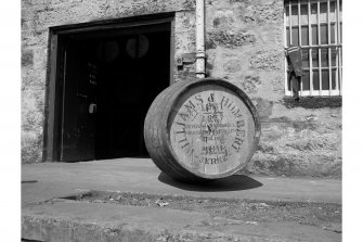 Interior.
View of specimen sherry cask.
