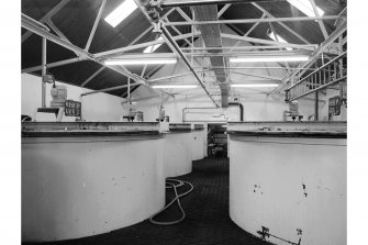 Glenburgie Distillery; Interior
View of washbacks