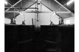 Glenburgie Distillery; Interior
View of washbacks