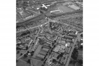 Edinburgh, Restalrig, Piershill.
General aerial view of Restalrig, London Road, Meadowbank Sports Centre.