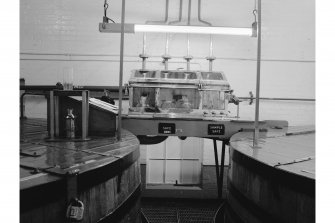 Dumbarton Distillery, Stillhouse; Interior
View of spirit safe