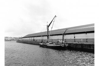 Glasgow, Yorkhill Quay
View of Thames barge at Yorkhill Quay