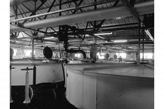 Girvan, Ladyburn Distillery; Interior
View of fermenters