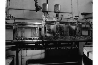 Bladnoch Distillery, Stillhouse No.1; Interior
View of spirit safe