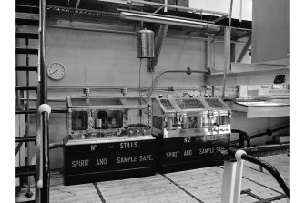 Islay, Bunnahabhainn Distillery, Stillhouse; Interior
View of spirit safe