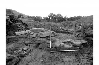 Red Smiddy Ironworks
Excavation photograph; pier between tap and blowing arches