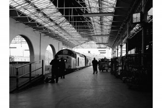 Inverness, Station Square, Inverness Station; Interior
General view showing London sleeper