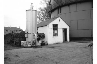 Great Cumbrae Island, Millport Gasworks
View of new scrubber (unused) and meter house