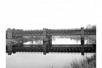 View of Caledonian Railway Bridge, Stirling, from WNW showing NW front.