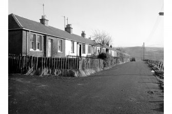 Dalmellington, 45-48 Burnton, Cottages
View from WNW showing SW front of numbers 45-48