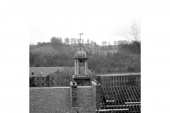 New Lanark, New Buildings
View from NE showing cupola and roof repairs with mill number 3 and mill number 2 in background