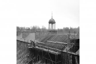 New Lanark, New Buildings
View from NNW showing cupola and roof repairs