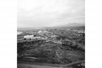 Alloa, Glasshouse Loan, Alloa Glassworks
General view looking WNW from batch plant showing Alloa