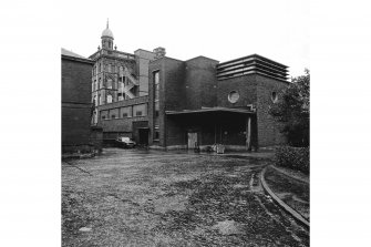 Paisley, Ferguslie Thread Mills
View of the modern extension to the E side, S elevation of No.1 Mill