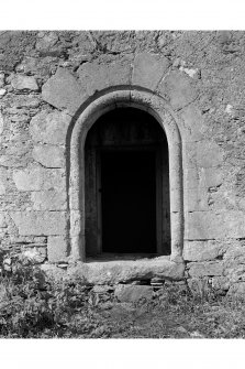 Castle Stalker.
View of ground floor entrance doorway.