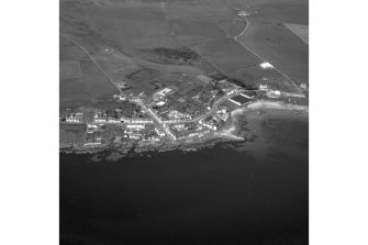 Port Charlotte, Islay.
Aerial view from East.