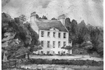 Mull, Torloisk House.
Photographic copy of painting showing view from South-West.