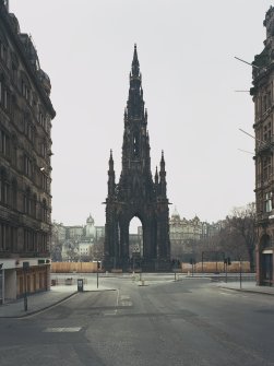 View of Scott Monument from north