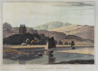 Cardoness Castle.
Photographic copy of engraving by William Daniell.