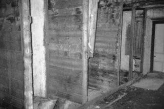 Castletown, Castlehill Mill
View of dried grain hoppers at 1st floor level for the kiln in the N range of mill