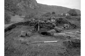 Red Smiddy Ironworks
Excavation photograph showing blowing arch