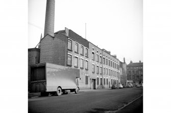 Glasgow, 16-22 Newhall Street, Newhall Street Weaving Factory
View from WSW showing S front (Newhall Street front)