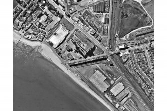 Scanned image of vertical aerial photograph BKS 2275: 135
Showing Portobello, including Portobello Power Station and Portobello Open Air Swimming Pool.
Date: 1973