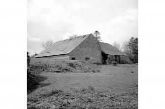 Bonawe Ironworks, West Charcoal-shed
View from NE showing N and E fronts