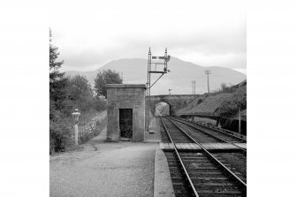 Taynuilt Railway Station
View looking E from up platform with bridge in distance
