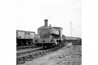 Cardowan Colliery
View showing Gibb and Hogg 040ST, 1898 with trucks in background
