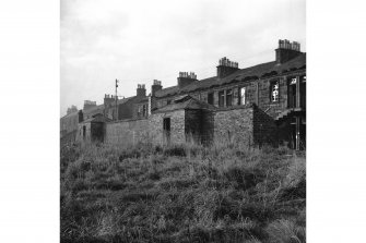 Kilmarnock Locomotive Works, Worker's Housing
General view, privies and ashpits in foreground