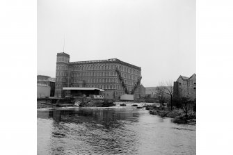 Paisley, Anchor Thread Works, Domestic Finishing Mill
View from across river, from N