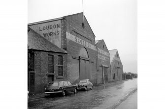 Johnstone, John Lang Street, Loudon Machine Tool Works
View of John Lang Street frontage, from SW