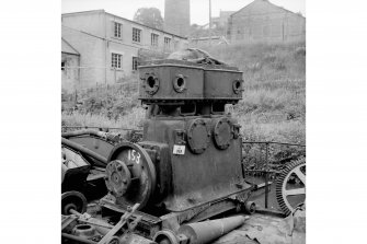 Lasswade, Westmill Road, St Leonard's Paper Mill
View from WNW showing Ashworth and Parker two-cylinder steam engine